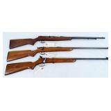 (2) Remington & (1) Continental .22-S-L-LR Rifles