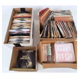 (300+) Miscellaneous 45 RPM 7" Records