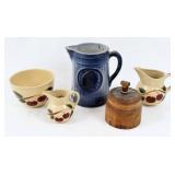 Blue & White Salt Glaze, Watt Ware, & Butter Mold