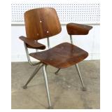 Mid Century Modern Brunswick Walnut Armchair