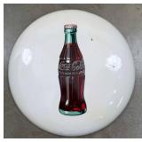 Coca-Cola 24' White Button Sign