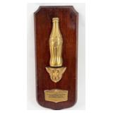 1950's Holly Springs, MS Coca-Cola Award Plaque