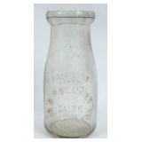 O. P. Perkins Selmer, Tenn. 1/2 Pint Milk Bottle