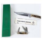 Puma Stag Handled Bowie & Stockman Knives
