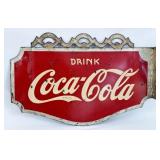 1938 Coca Cola Double Sided Flange Sign