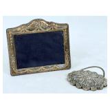 English Sterling Frame & Turkish Silver Mirror