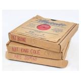 (37) Miscellaneous 78 RPM Records, Nat, Fat, & Pat