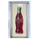 Framed 1948 Coca Cola Bottle Sign