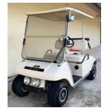 Club Car 92 Gasoline Golf Cart w/ Canopy & Rack