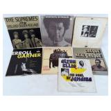 (7) Black Artist 33 1/3 RPM Records