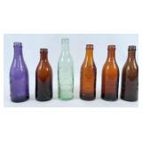 (6) Late 19th-Early 20th C. Memphis Bottles