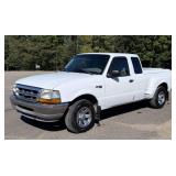 2000 Ford Ranger XLT Super Cab Pickup, 115K Miles