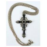 Sterling Silver Cross & Chain