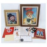 (2) Limited Edition Red Skelton Clown OC Paintings