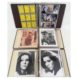 (3) Celebrity Photo Albums & Trading Cards