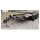 Tandem-Axle Steel Flatbed Equipment Trailer