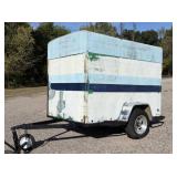 Small Single Axle Enclosed Trailer (Parts Only)