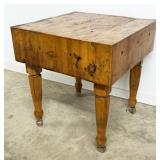 19th C. Brankstone-Cooper Butcher Block Table