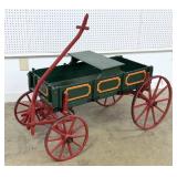 Restored Early 1900 Wooden Child's Goat Wagon