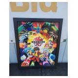 Framed Bakugan Battle Crawler Wall Art 18' x 22'