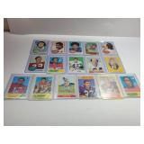 (16) Vintage 1970s Football Cards