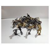 (QTY) Vintage Plastic Military War Figures