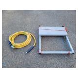 4000 PSI Air Hose & 500-LB Capacity Wheel Stop