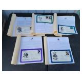 (10) Assorted Binders of First Day Covers