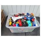 Box of Assorted Die-Cast Vehicles