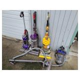 (4) Dyson Vacuum Cleaners, For Parts / Repair