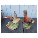 Jim Beam Wild Turkey & Duck Whisky Decanters
