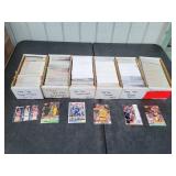 (6) Boxes of 1990s Basketball Cards