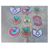 (9) Assorted Military Patches