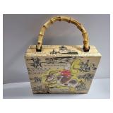 Wooden Western Themed Lunch Box