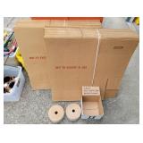 (2) Bundles of Packing Boxes 20x13.5x12 & Tape