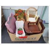 (6) Miniature Wooden Chairs