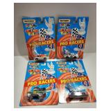 (4) Matchbox Looney Tunes Pro Racers Cars