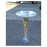 Large Glass Trumpet Vase