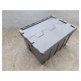 Plastic Flip-Top Storage Bin