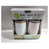 NEW 2-Pack Wine Tumbler Set