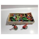 Vintage Plastic Miniature Football Figures