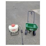 Scotts 1000 Seed Spreader & Solo Backpack Sprayer