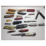 (20) Assorted Pocket Knives