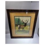 Elk in Forest Wall Art
