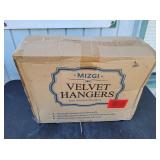 NEW 50-Count Velvet Hangers with Notched Shoulders