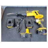 DEWALT 18V Impact Driver, Saw, Batteries & Charger