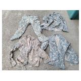 (3) Military Long Sleeve Shirts & Military Pants