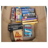 Box of Assorted Science Fiction Books