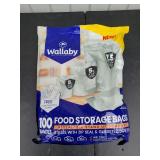 WALLABY 100-Pack Food Storage Bags