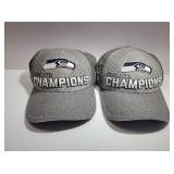 (2) Seattle Seahawks Superbowl Champions Hat